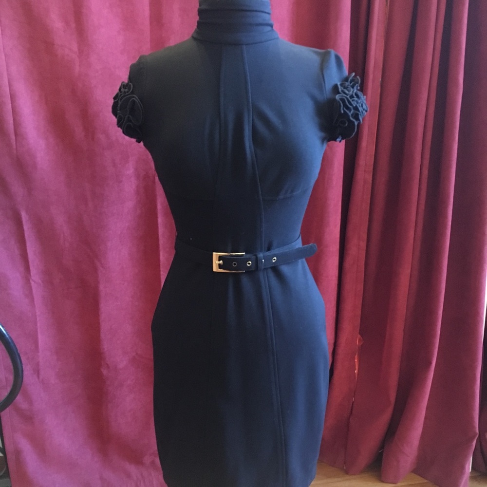Black cocktail dress